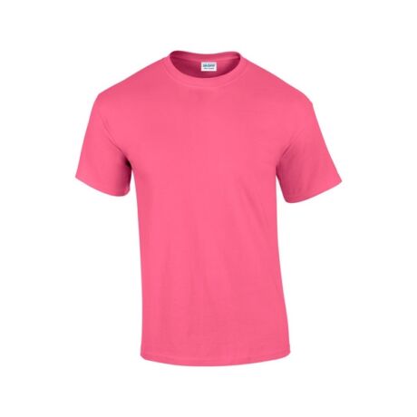 Gildan Heavy Cotton póló (fluo rózsaszín)