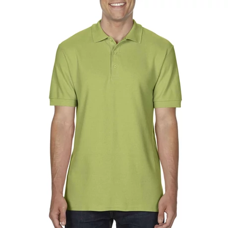Gildan Premium Cotton galléros póló (kiwi)