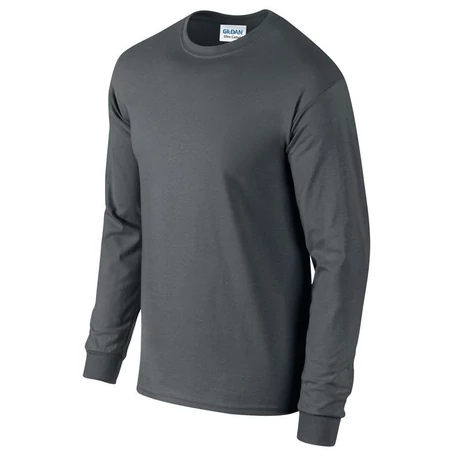 Gildan Ultra Cotton hosszú újjú póló (szénszürke)