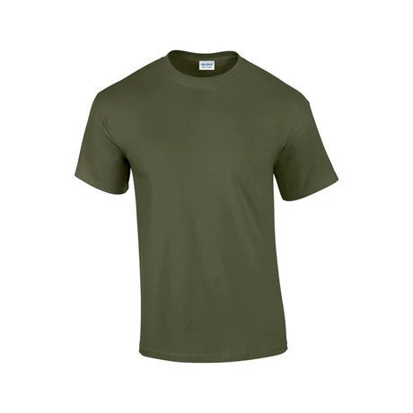 Gildan Ultra Cotton póló (katonai zöld)