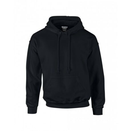 Gildan Dryblend kapucnis pulóver (fekete)